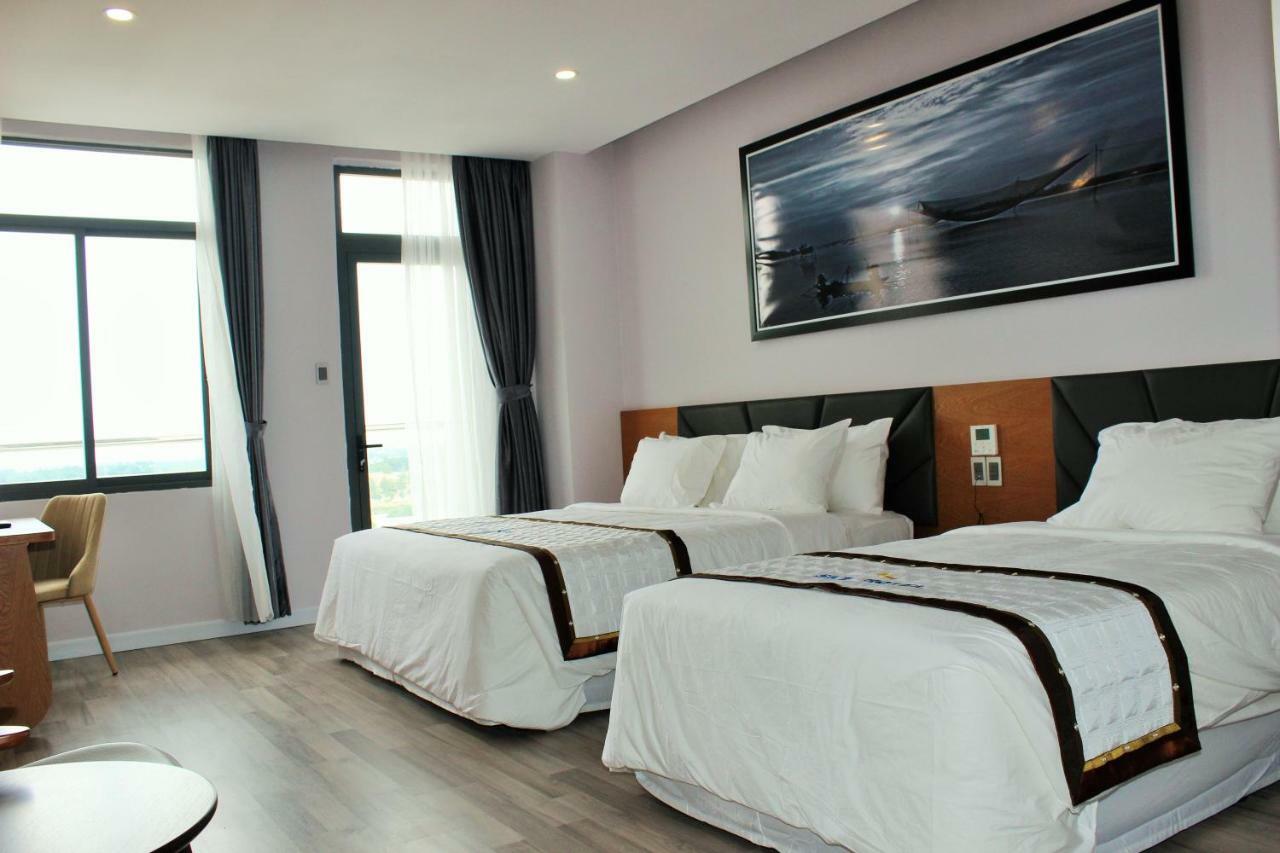 Sky Hotel Hong Ngu Bagian luar foto